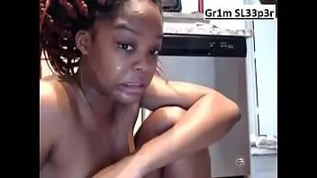 تشغيل خشب الأبنوس thot تمتص ديك حتى تحصل على CREAMPIE عن طريق الفم